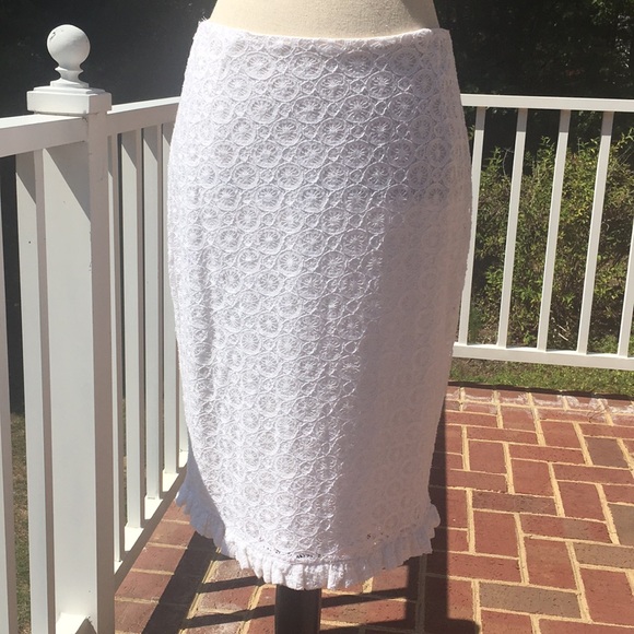 Sunny Leigh Dresses & Skirts - Women’s Skirt w/Lace Overlay - sz 8